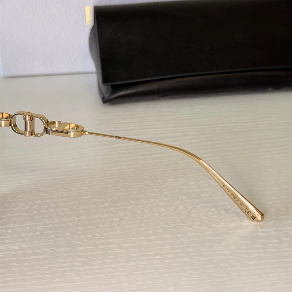 New! Dior CD Chain M3U B0B0 Sunglasses, Authentic - Picture 9 of 9